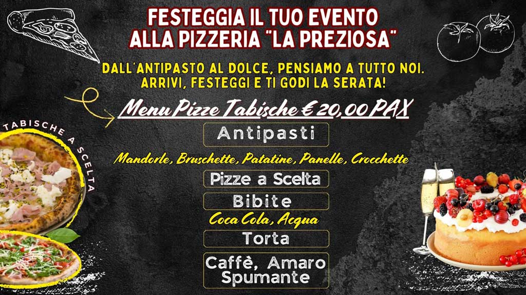 Banchetti Pizzeria la Preziosa